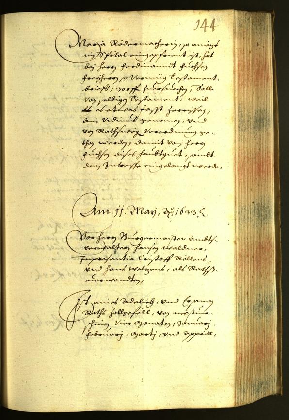 Civic Archives of Bozen-Bolzano - BOhisto Minutes of the council 1633 