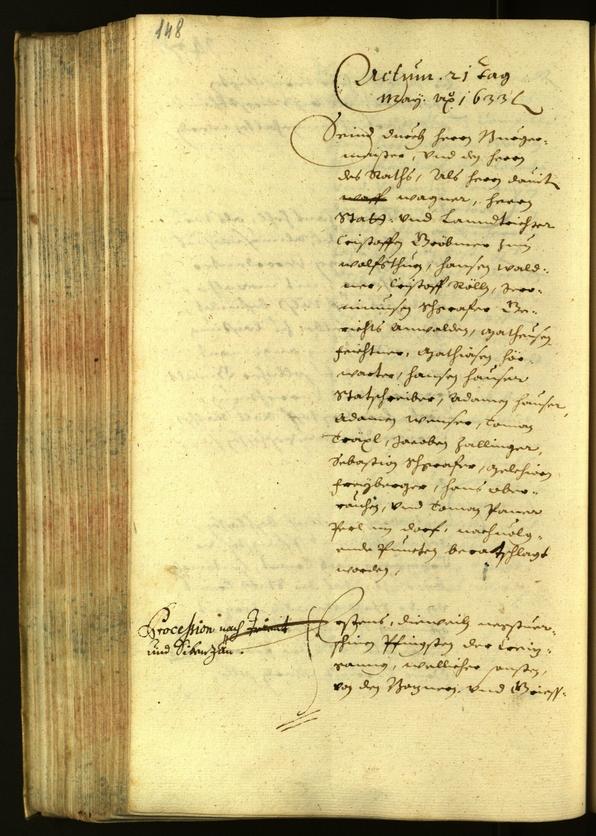 Civic Archives of Bozen-Bolzano - BOhisto Minutes of the council 1633 