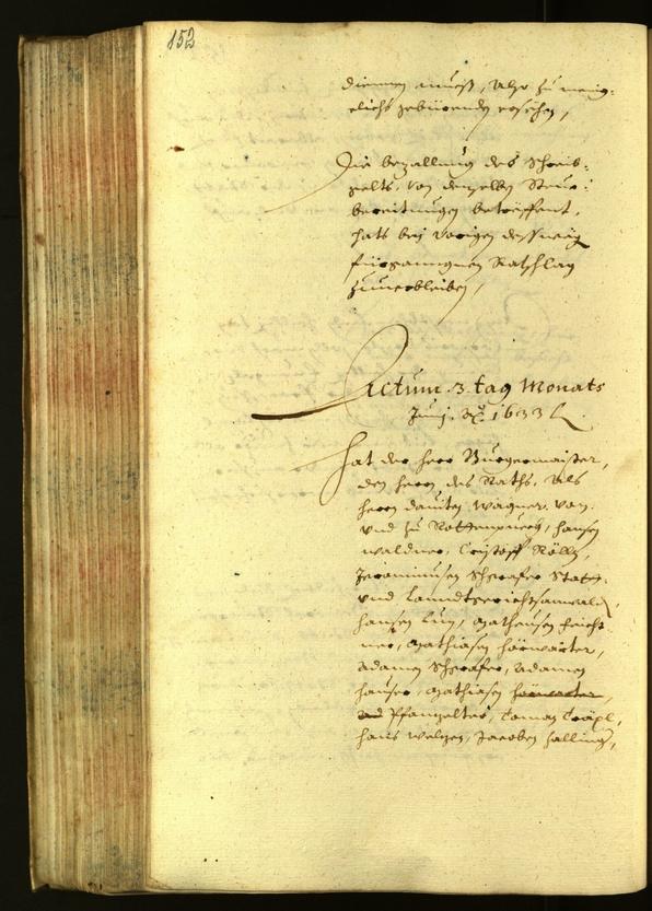 Civic Archives of Bozen-Bolzano - BOhisto Minutes of the council 1633 