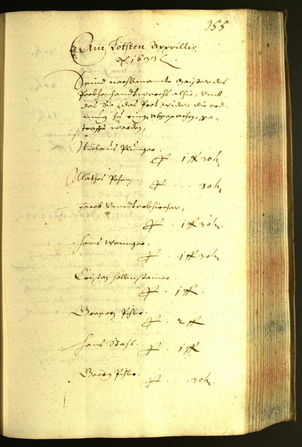 Civic Archives of Bozen-Bolzano - BOhisto Minutes of the council 1633 