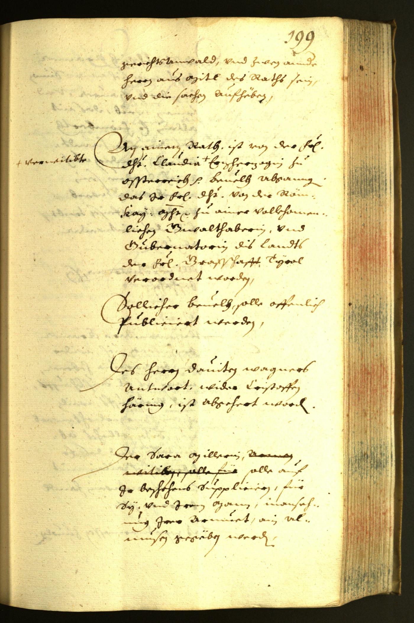 Civic Archives of Bozen-Bolzano - BOhisto Minutes of the council 1633 