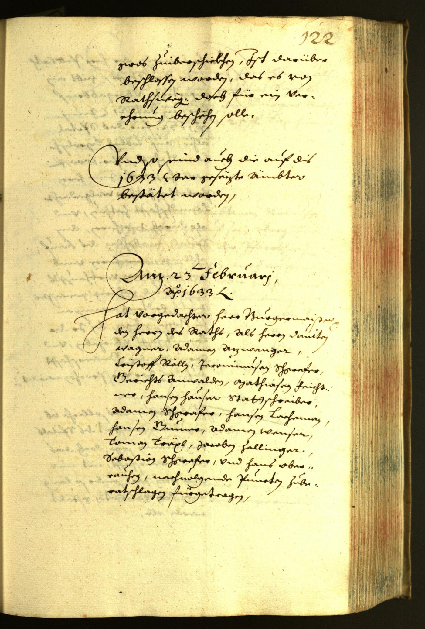 Civic Archives of Bozen-Bolzano - BOhisto Minutes of the council 1633 