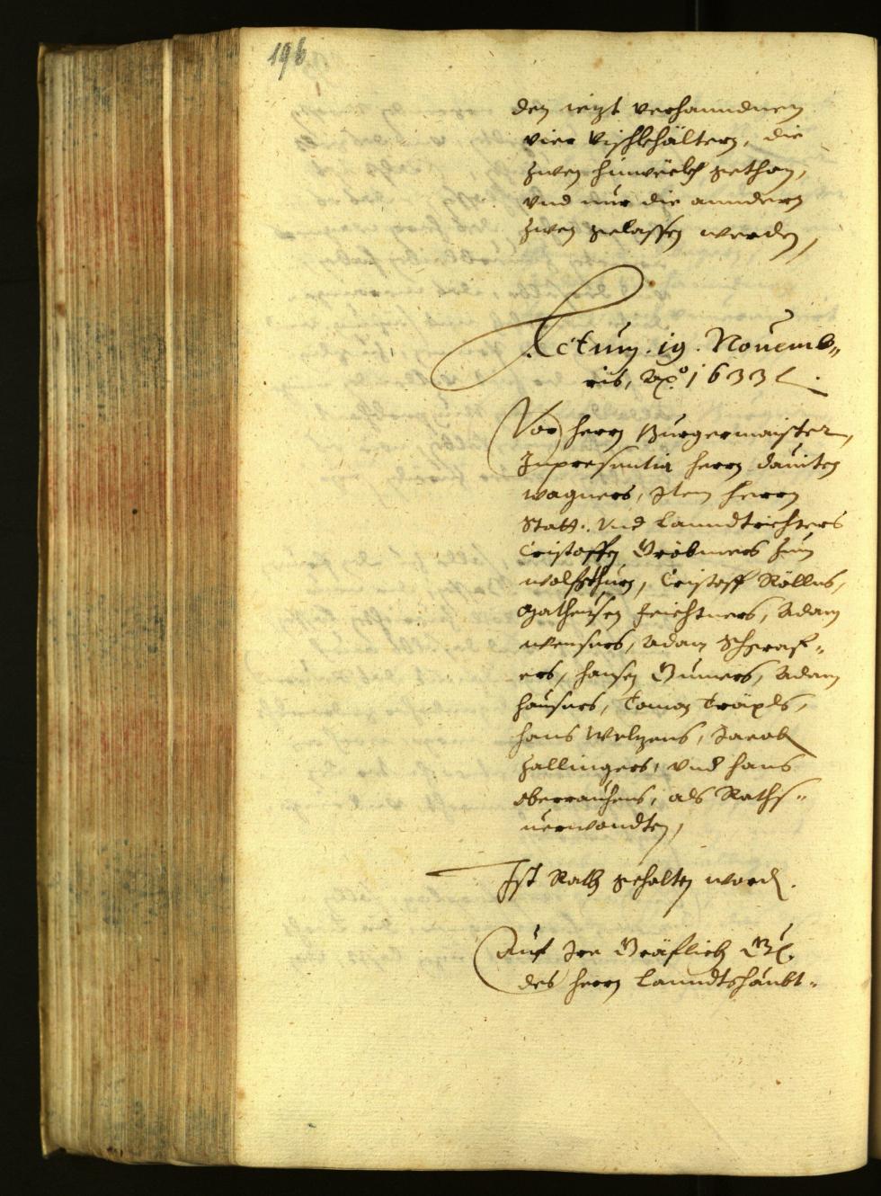 Civic Archives of Bozen-Bolzano - BOhisto Minutes of the council 1633 