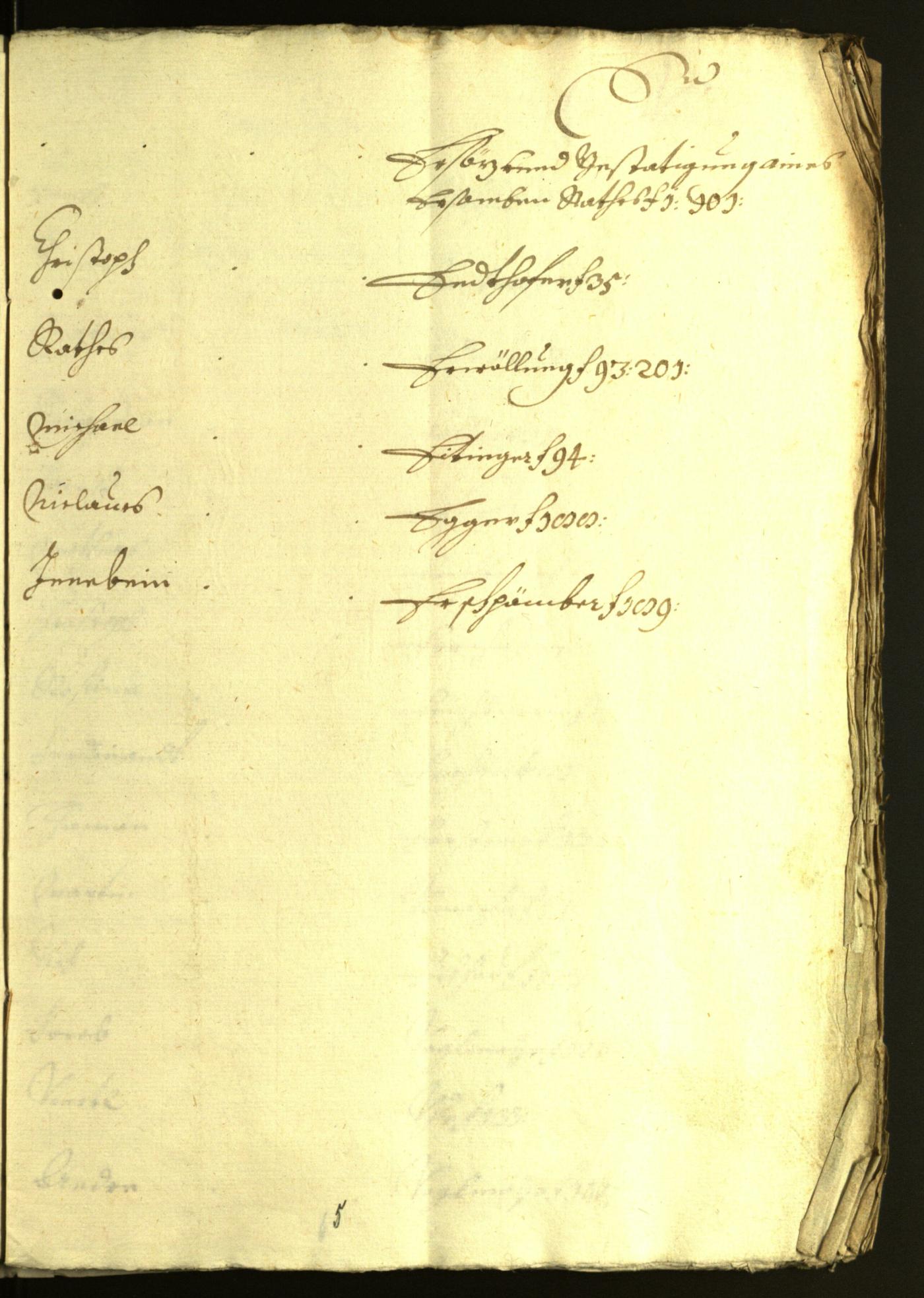 Stadtarchiv Bozen - BOhisto Ratsprotokoll 1634/35 