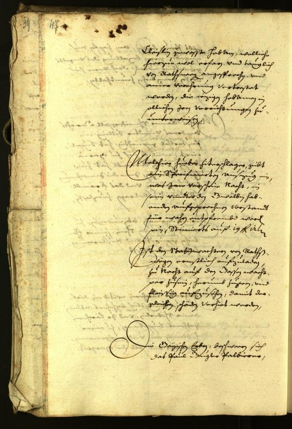 Stadtarchiv Bozen - BOhisto Ratsprotokoll 1634 