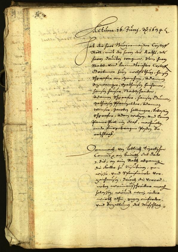 Civic Archives of Bozen-Bolzano - BOhisto Minutes of the council 1634 