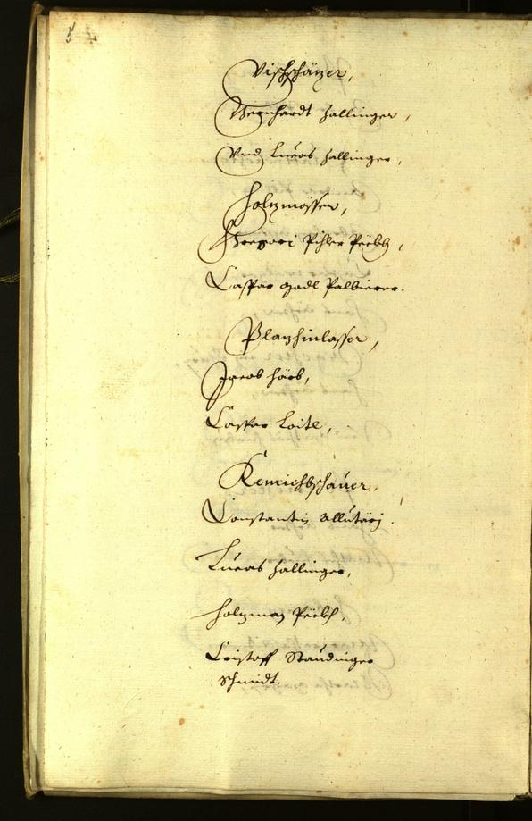 Stadtarchiv Bozen - BOhisto Ratsprotokoll 1634 