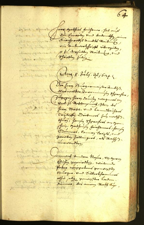 Civic Archives of Bozen-Bolzano - BOhisto Minutes of the council 1634 