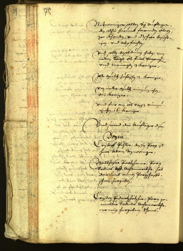 Civic Archives of Bozen-Bolzano - BOhisto Minutes of the council 1634 