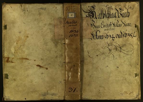 Civic Archives of Bozen-Bolzano - BOhisto Minutes of the council 1634 