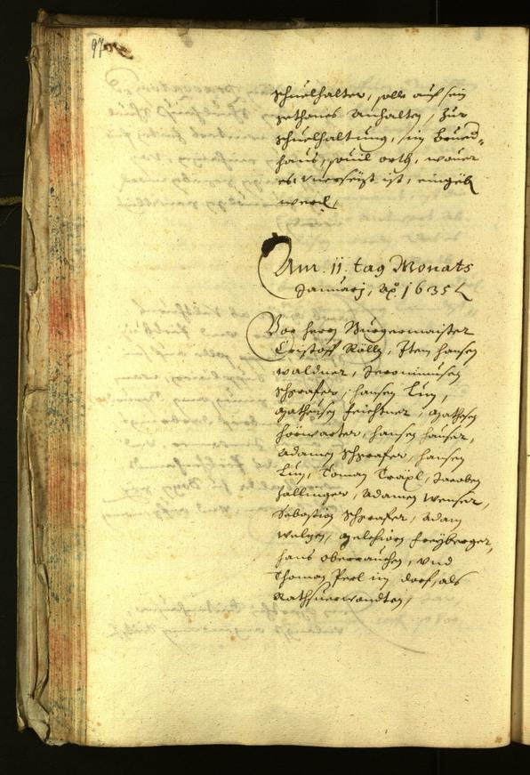 Civic Archives of Bozen-Bolzano - BOhisto Minutes of the council 1634 