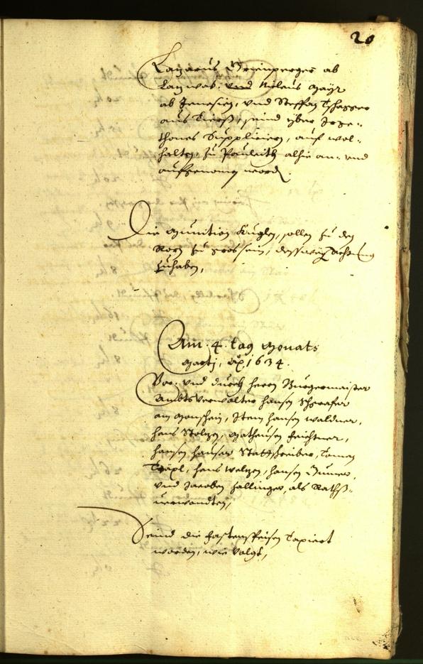 Civic Archives of Bozen-Bolzano - BOhisto Minutes of the council 1634 