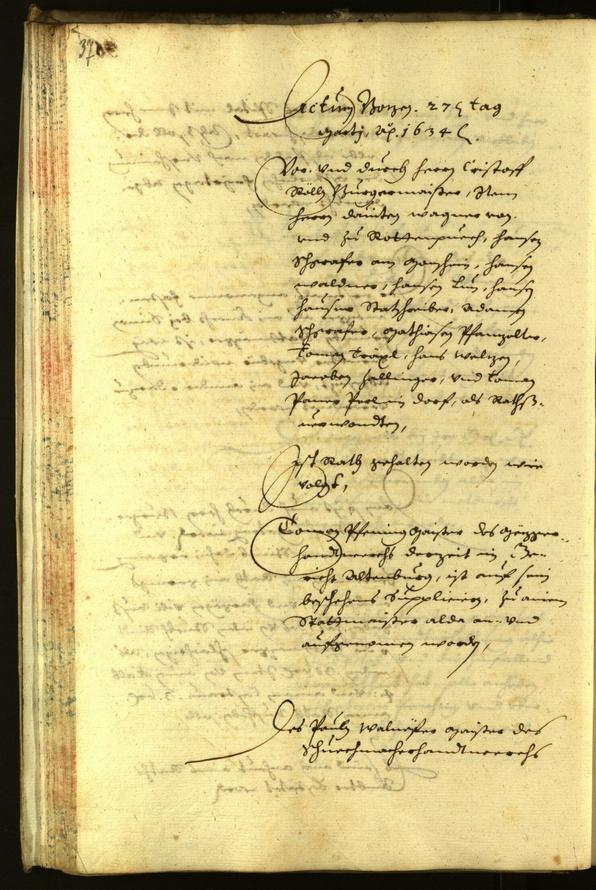 Civic Archives of Bozen-Bolzano - BOhisto Minutes of the council 1634 