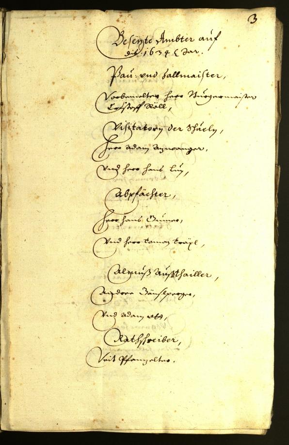 Archivio Storico della Città di Bolzano - BOhisto protocollo consiliare 1634 