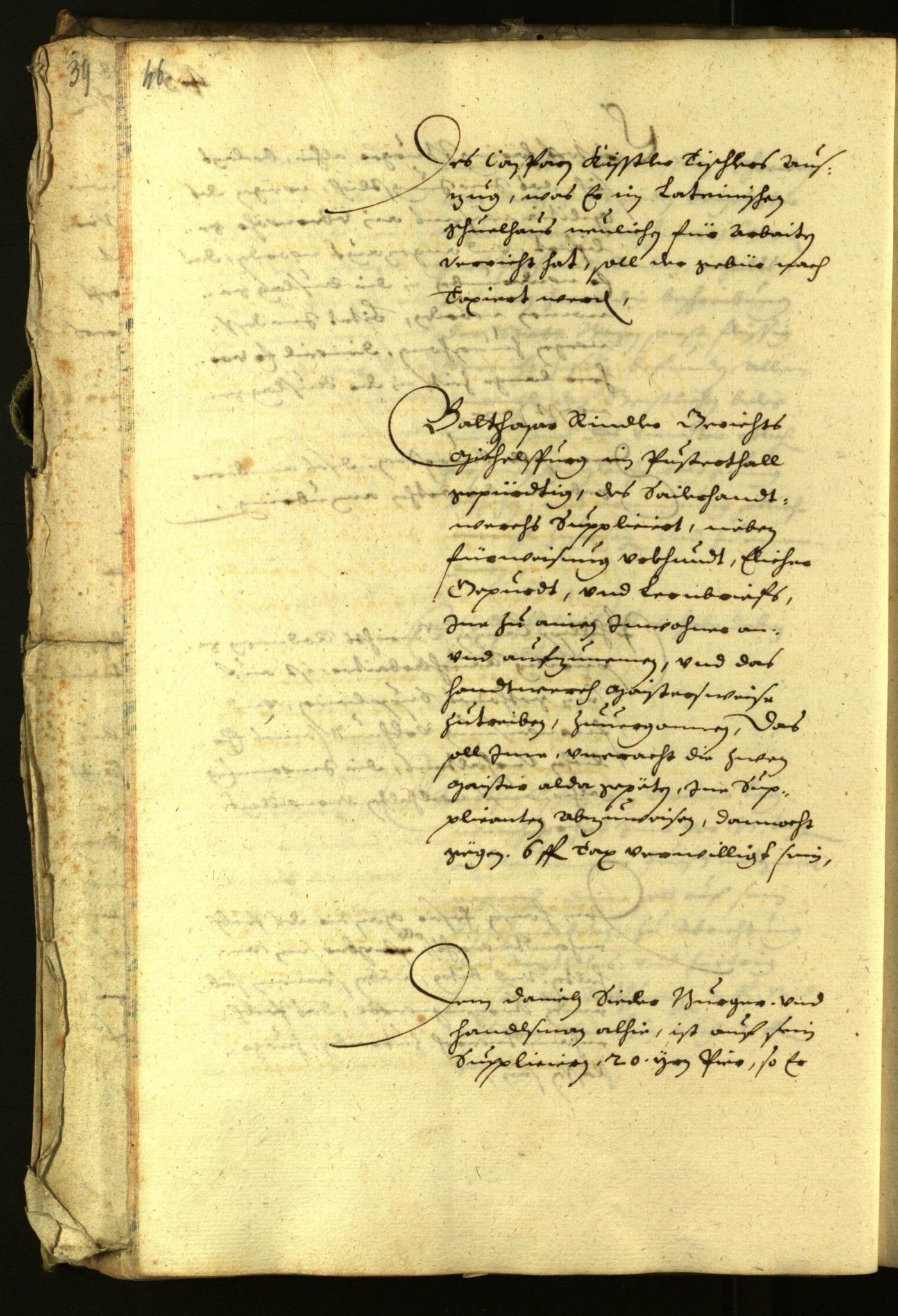 Stadtarchiv Bozen - BOhisto Ratsprotokoll 1634 