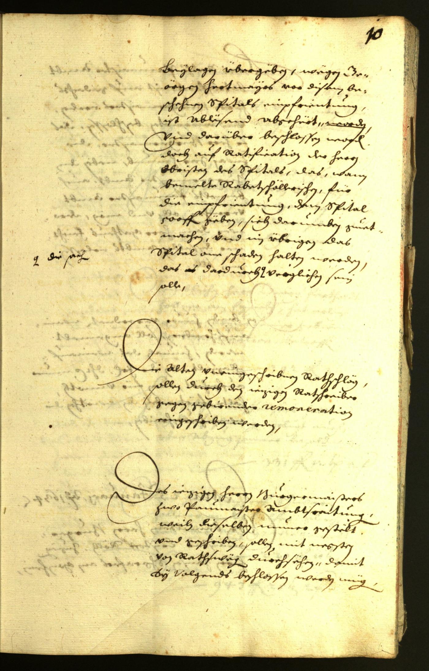 Stadtarchiv Bozen - BOhisto Ratsprotokoll 1634 