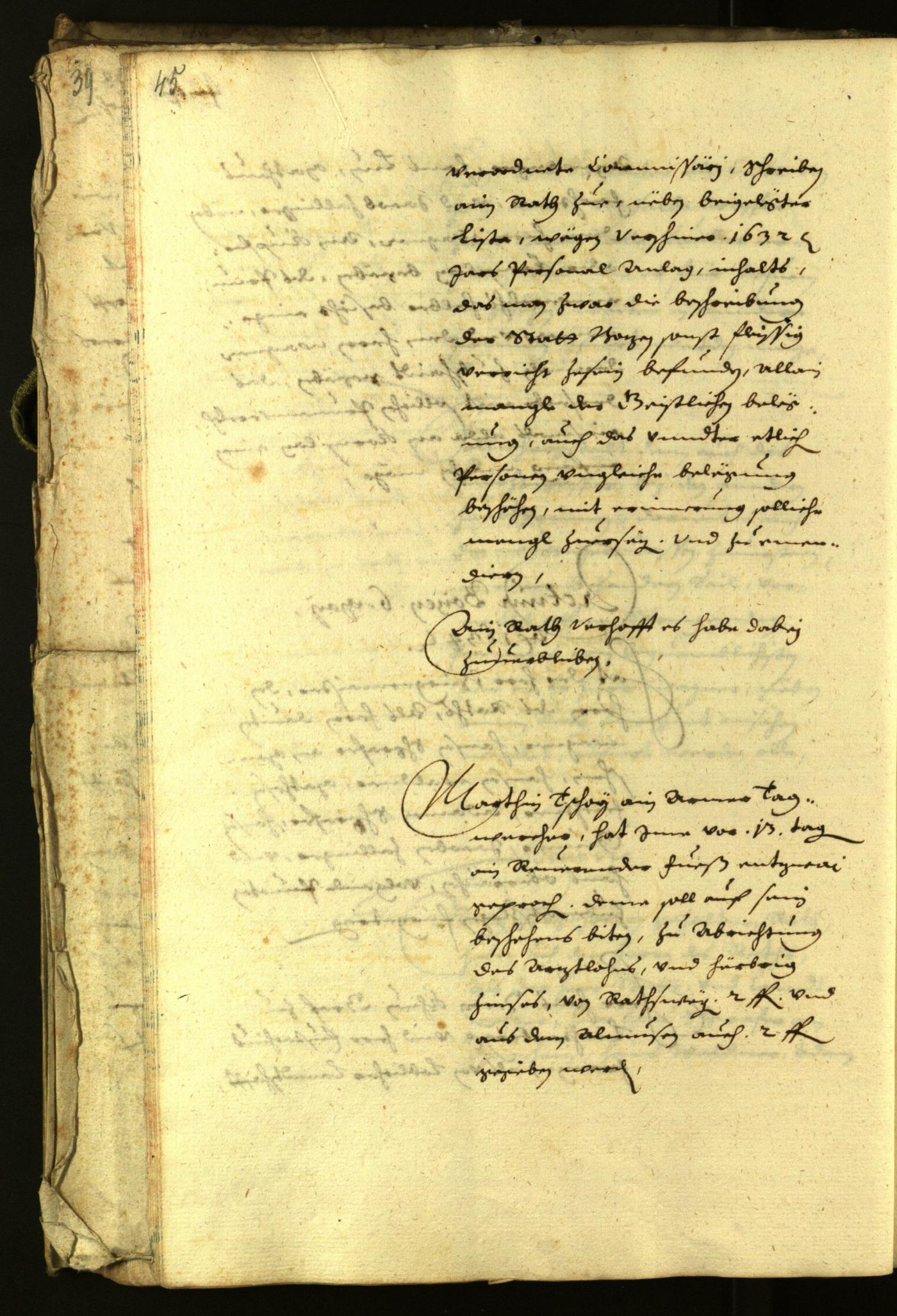 Civic Archives of Bozen-Bolzano - BOhisto Minutes of the council 1634 