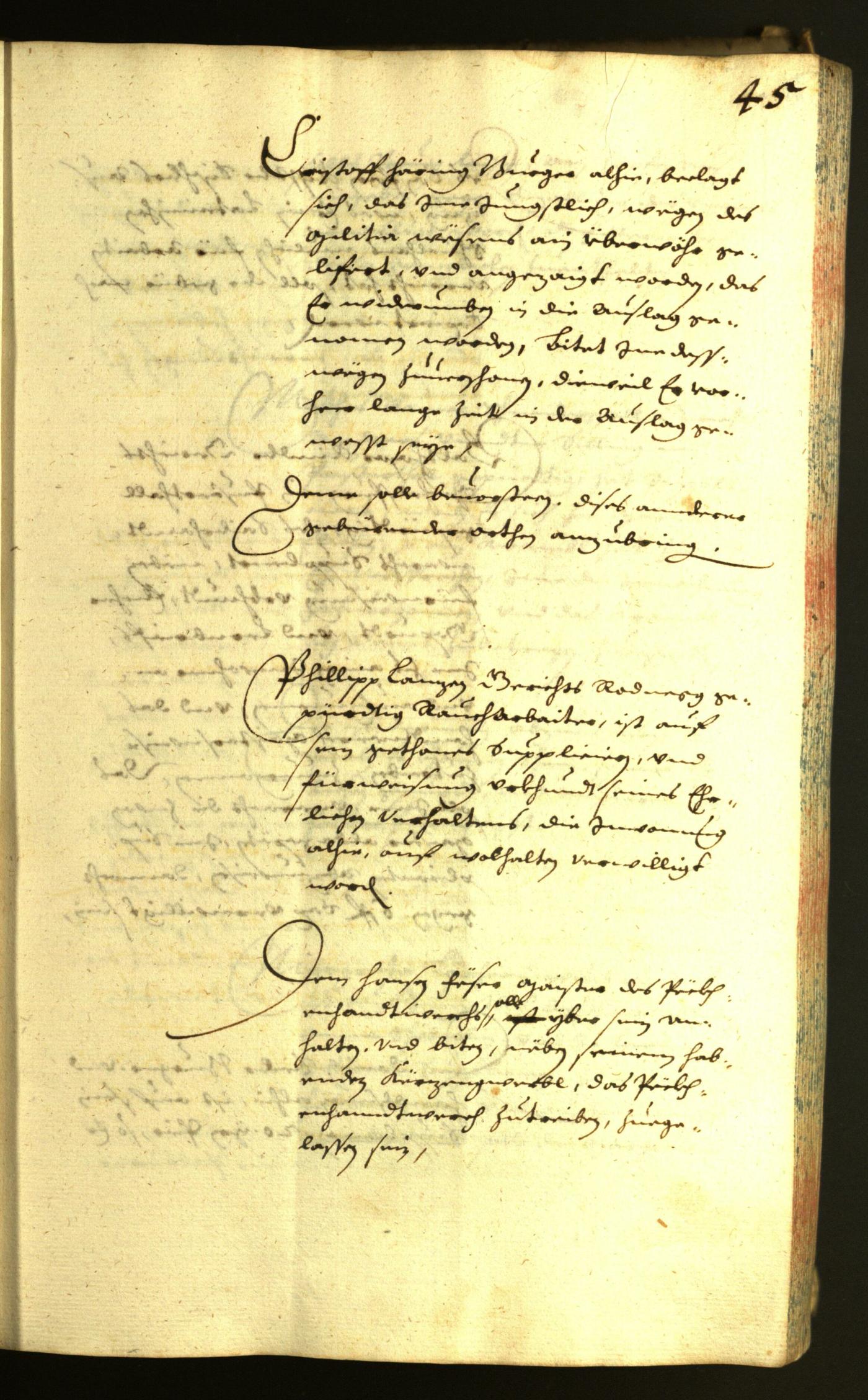 Stadtarchiv Bozen - BOhisto Ratsprotokoll 1634 