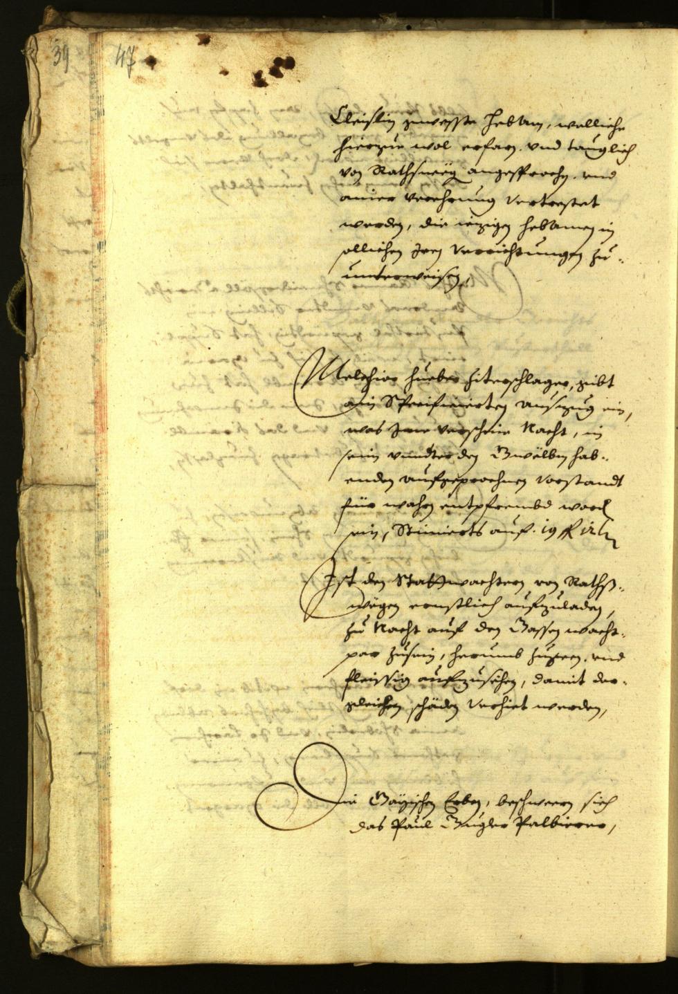 Stadtarchiv Bozen - BOhisto Ratsprotokoll 1634 