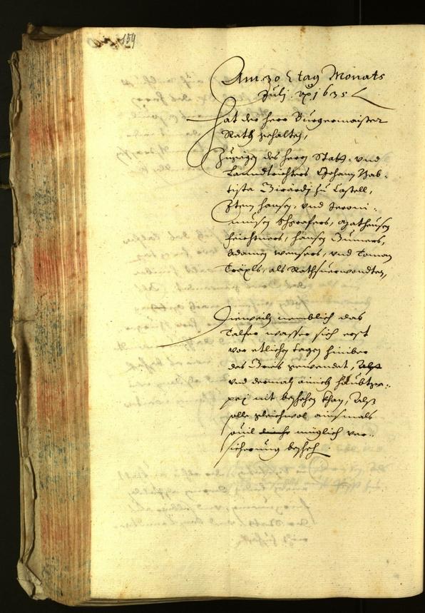 Civic Archives of Bozen-Bolzano - BOhisto Minutes of the council 1635 