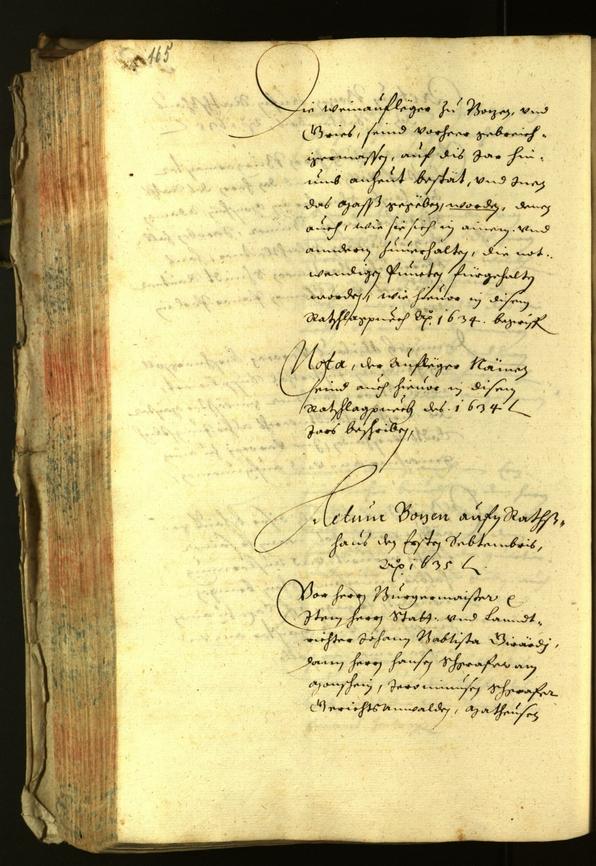 Civic Archives of Bozen-Bolzano - BOhisto Minutes of the council 1635 