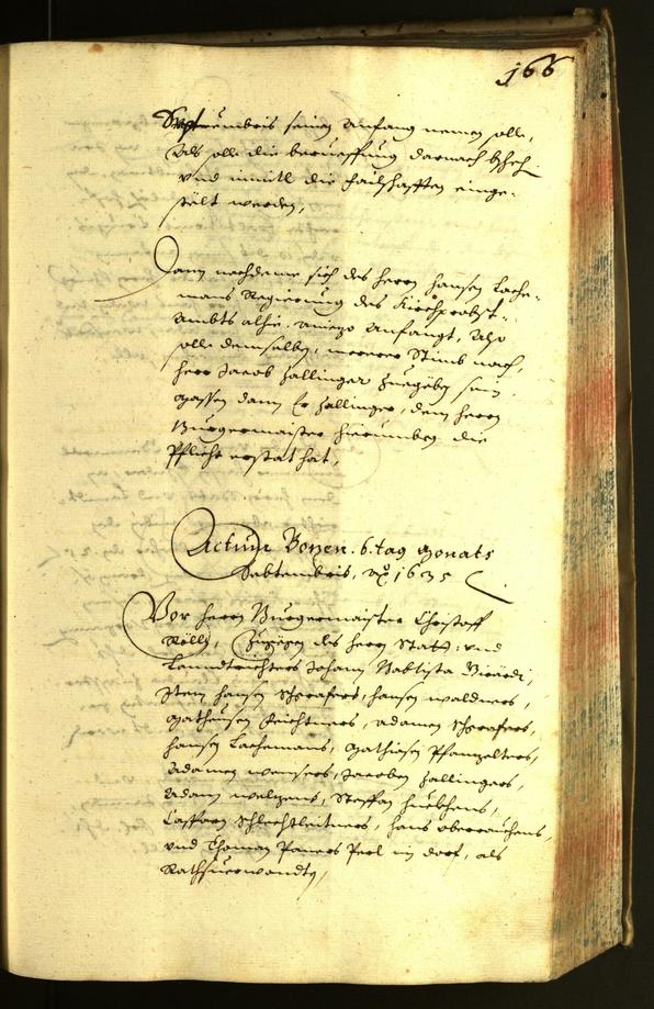 Civic Archives of Bozen-Bolzano - BOhisto Minutes of the council 1635 