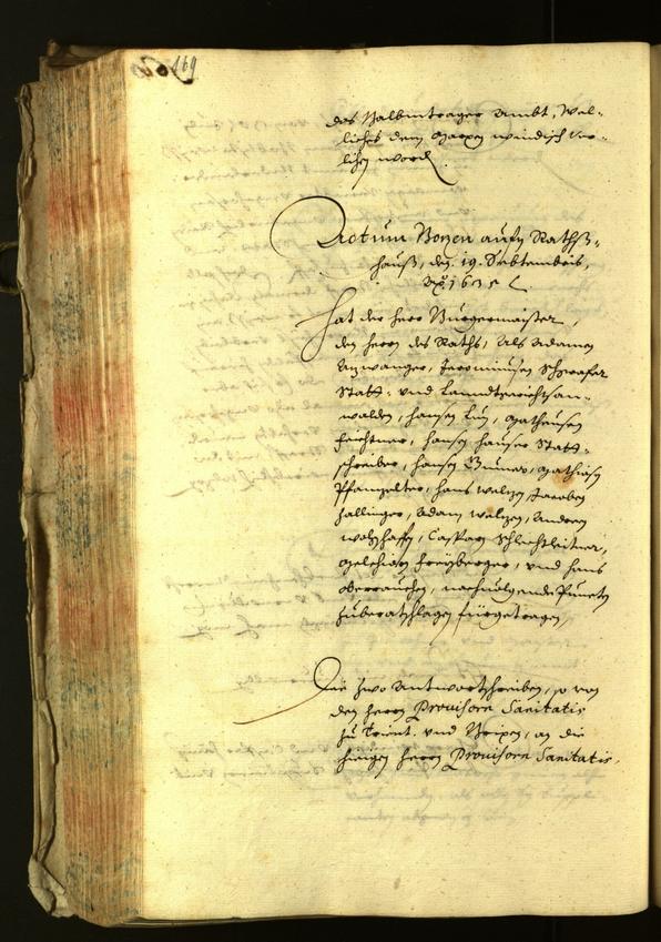 Civic Archives of Bozen-Bolzano - BOhisto Minutes of the council 1635 