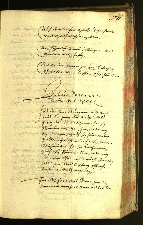 Civic Archives of Bozen-Bolzano - BOhisto Minutes of the council 1635 