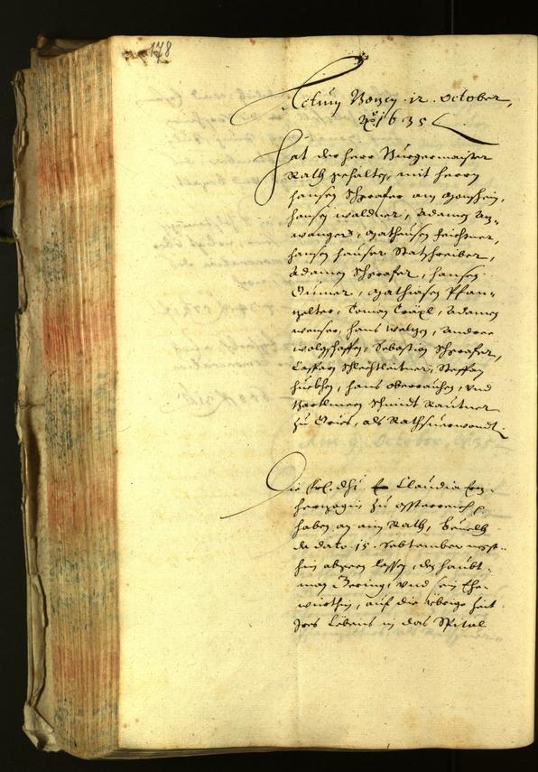 Civic Archives of Bozen-Bolzano - BOhisto Minutes of the council 1635 