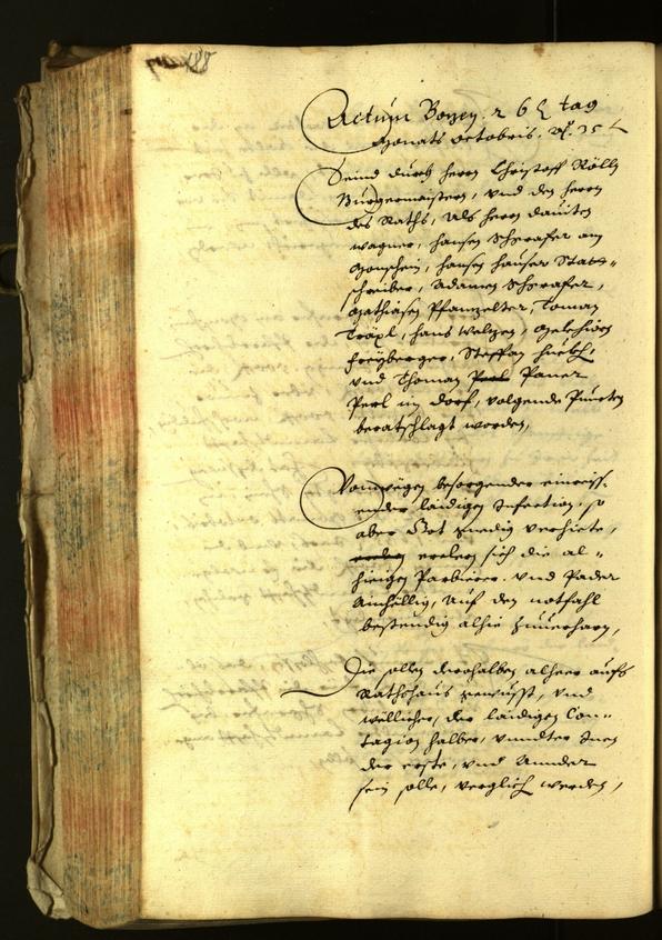 Civic Archives of Bozen-Bolzano - BOhisto Minutes of the council 1635 