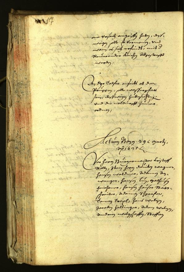 Civic Archives of Bozen-Bolzano - BOhisto Minutes of the council 1635 