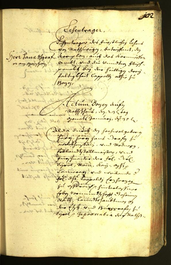 Civic Archives of Bozen-Bolzano - BOhisto Minutes of the council 1635 