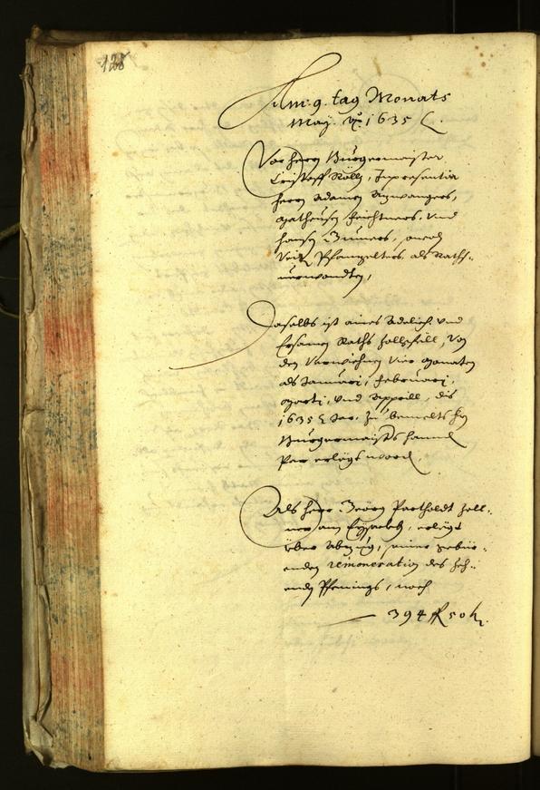 Civic Archives of Bozen-Bolzano - BOhisto Minutes of the council 1635 