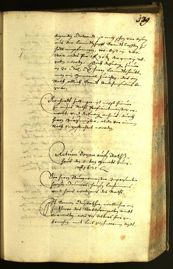 Civic Archives of Bozen-Bolzano - BOhisto Minutes of the council 1635 