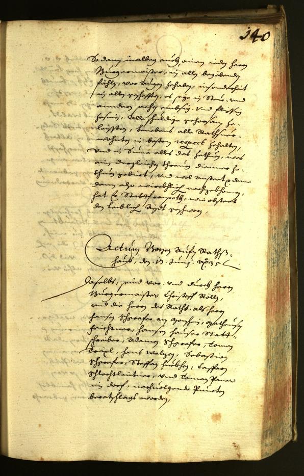 Civic Archives of Bozen-Bolzano - BOhisto Minutes of the council 1635 