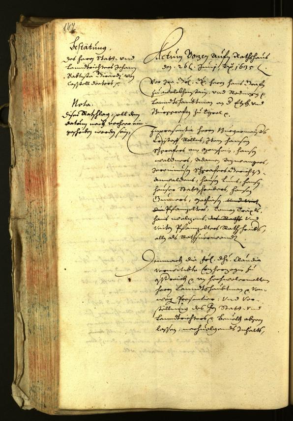 Civic Archives of Bozen-Bolzano - BOhisto Minutes of the council 1635 