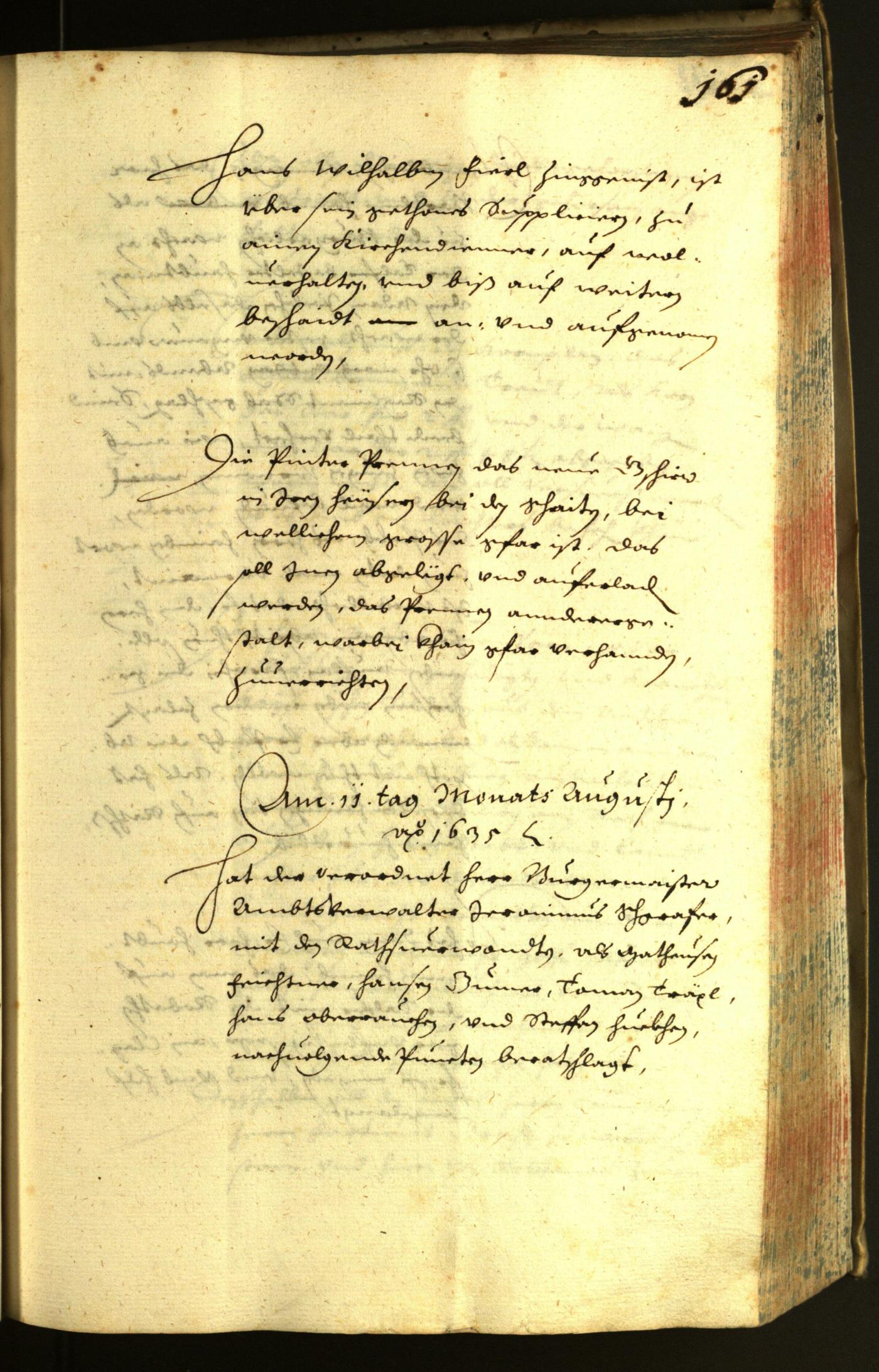 Civic Archives of Bozen-Bolzano - BOhisto Minutes of the council 1635 