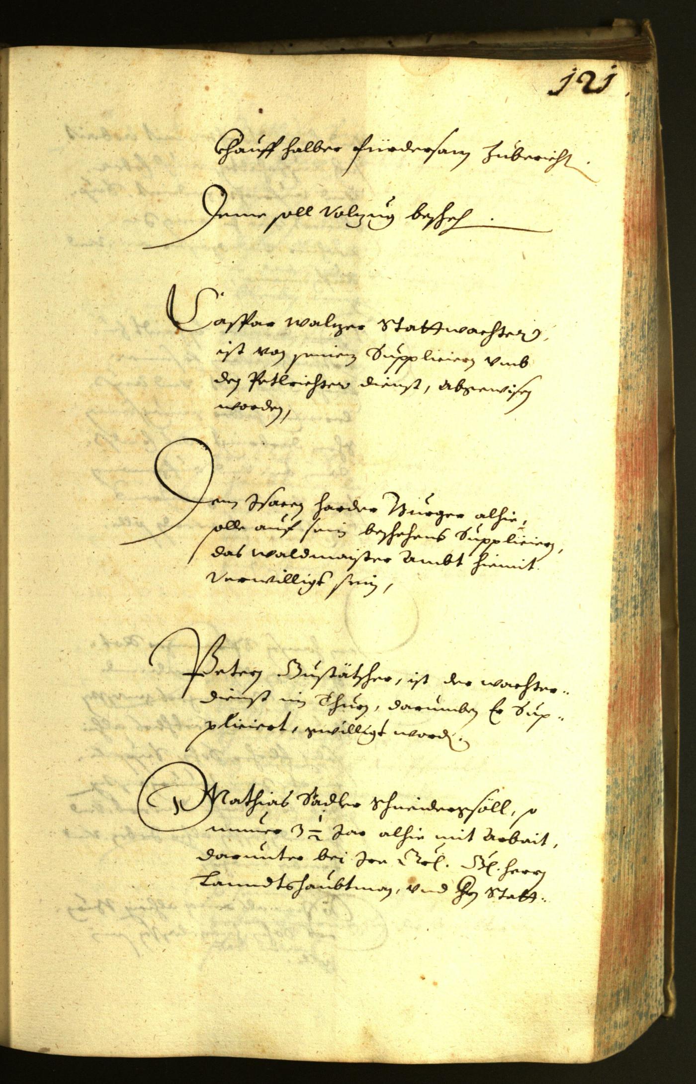 Stadtarchiv Bozen - BOhisto Ratsprotokoll 1635 