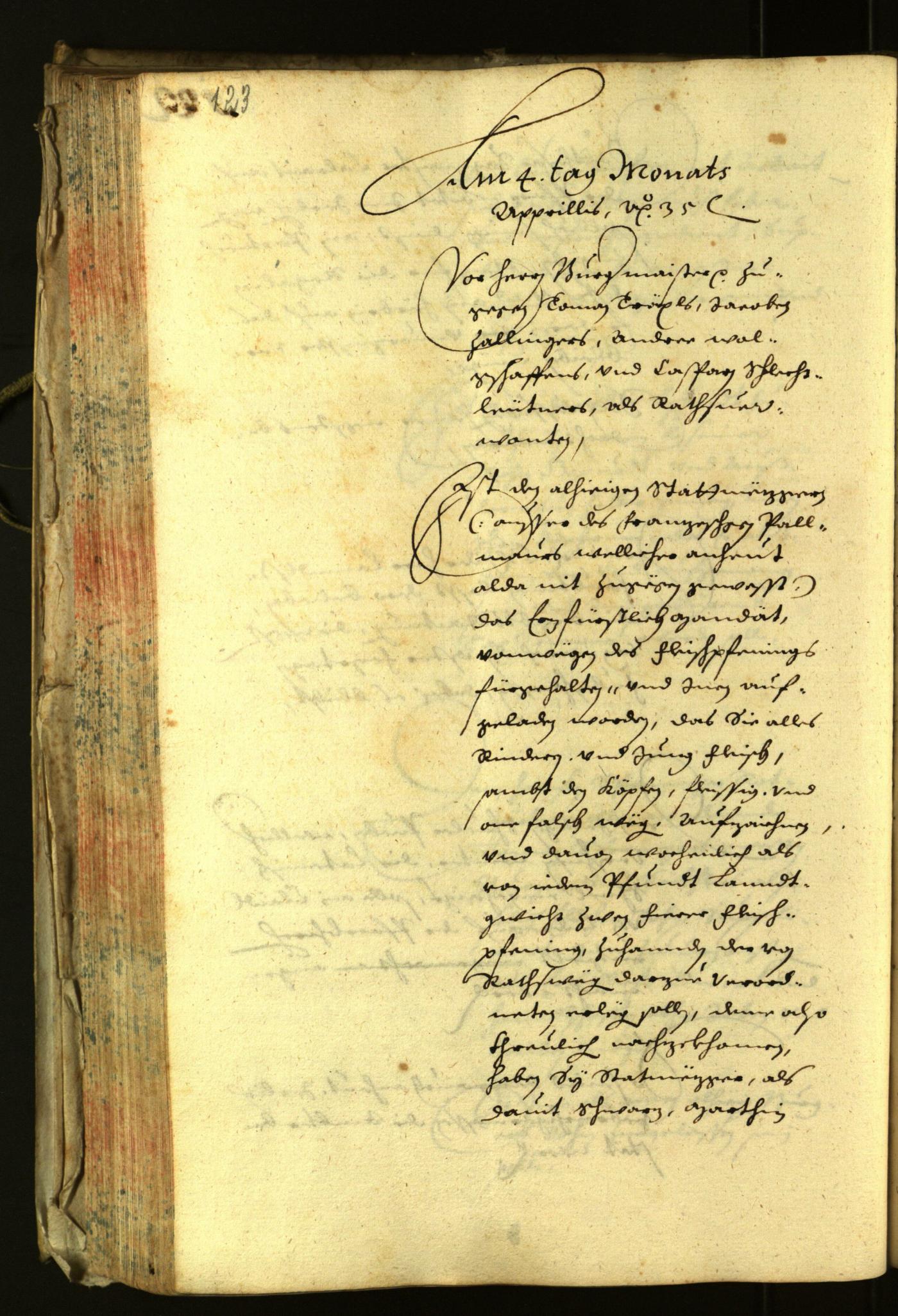 Civic Archives of Bozen-Bolzano - BOhisto Minutes of the council 1635 