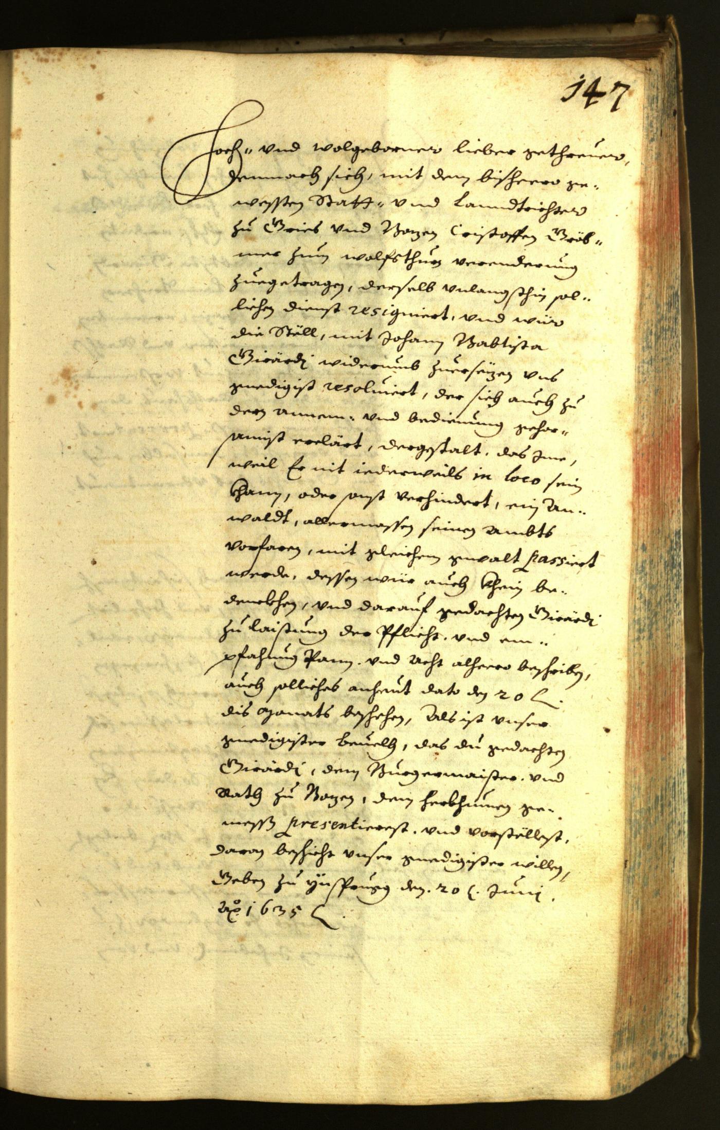 Civic Archives of Bozen-Bolzano - BOhisto Minutes of the council 1635 