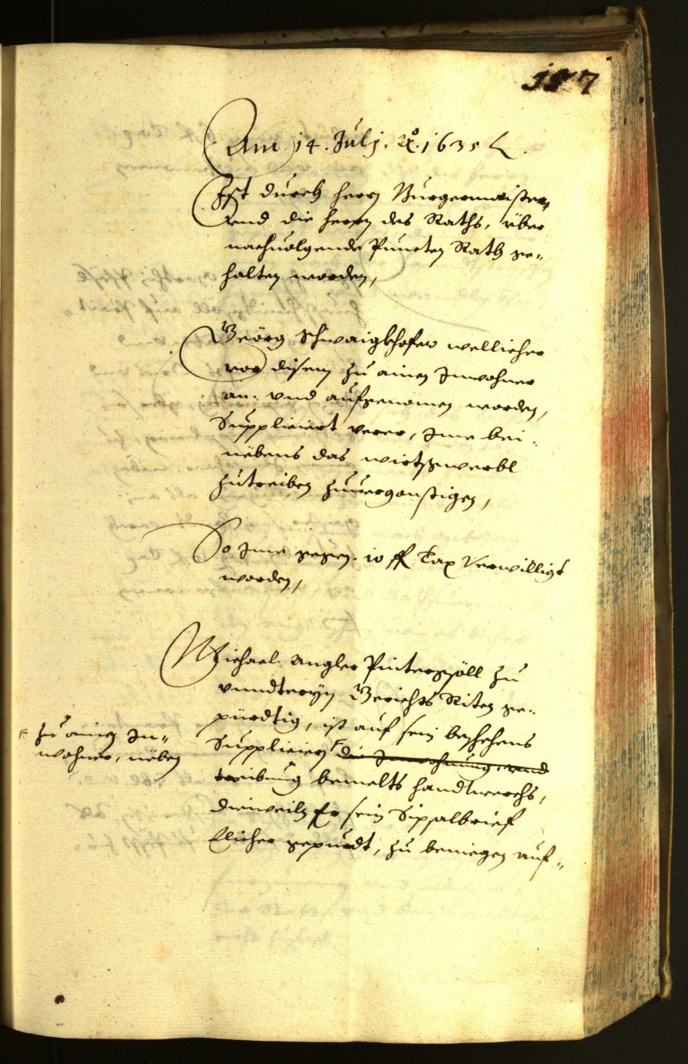 Civic Archives of Bozen-Bolzano - BOhisto Minutes of the council 1635 