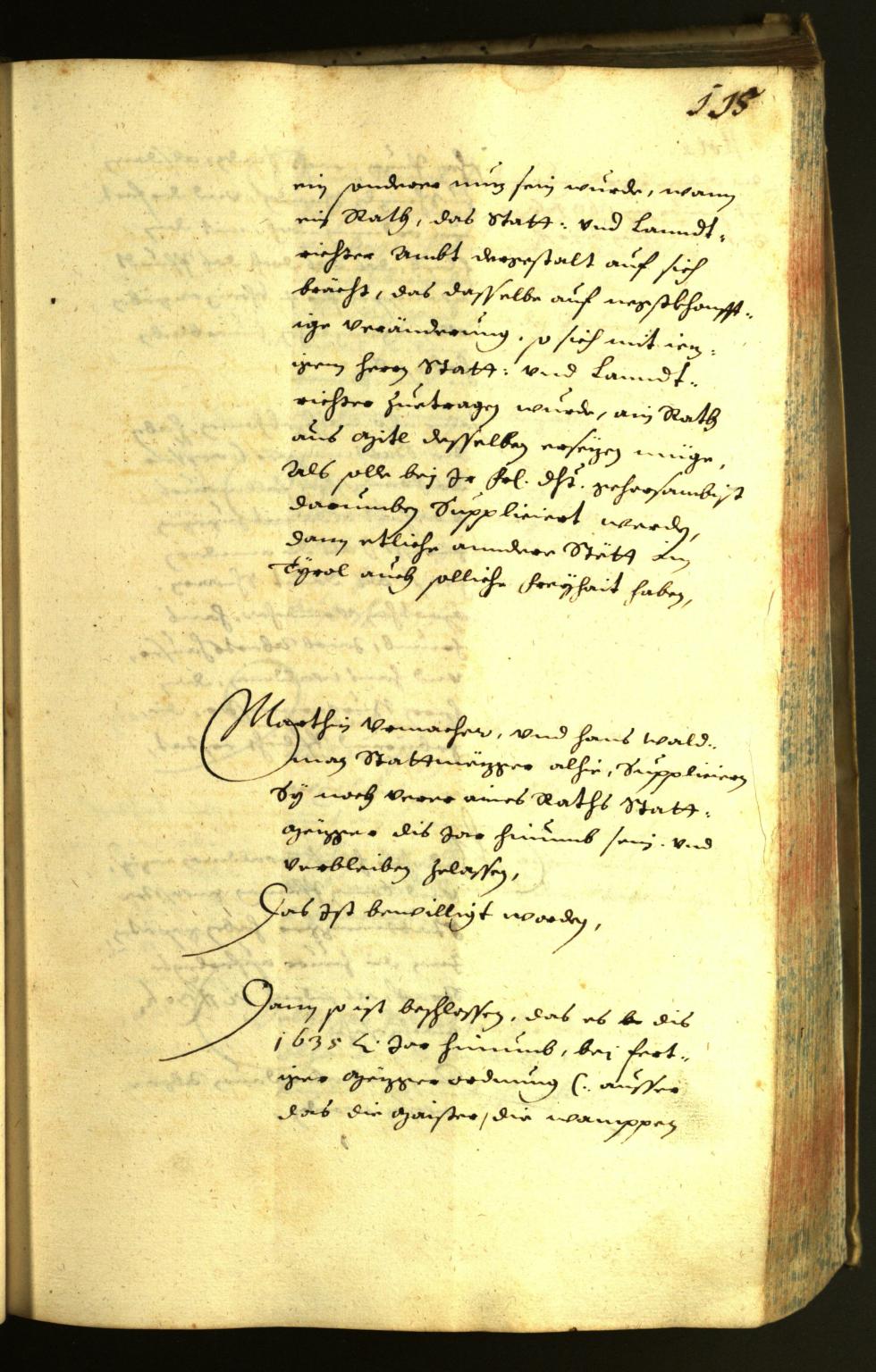 Civic Archives of Bozen-Bolzano - BOhisto Minutes of the council 1635 