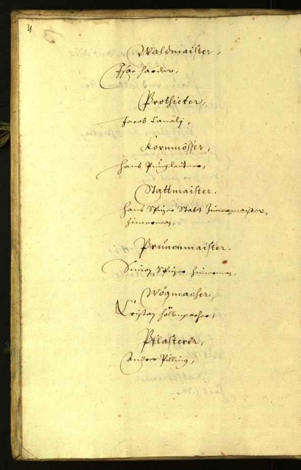 Civic Archives of Bozen-Bolzano - BOhisto Minutes of the council 1636 