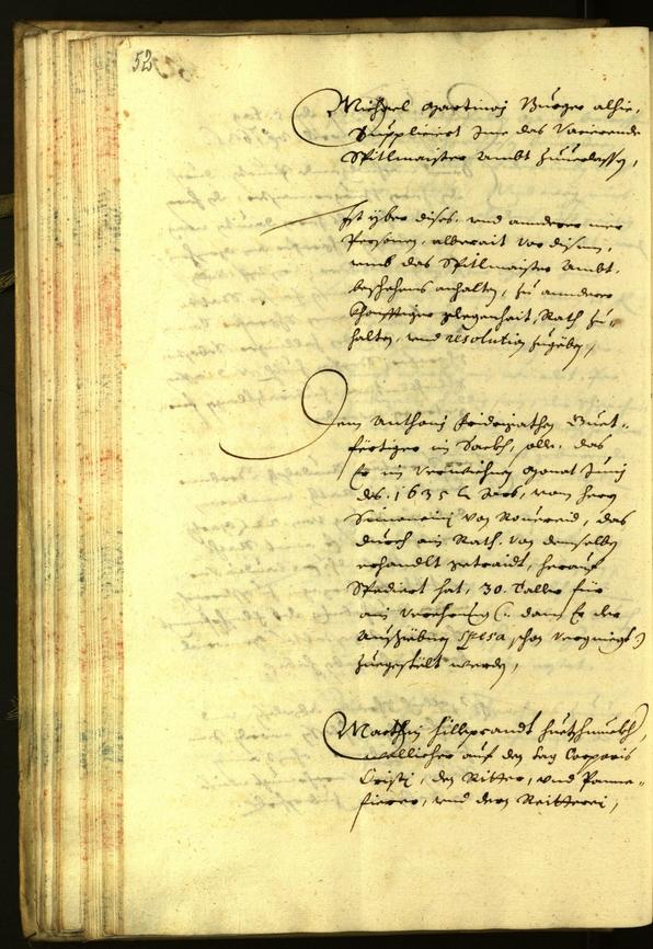 Stadtarchiv Bozen - BOhisto Ratsprotokoll 1636 