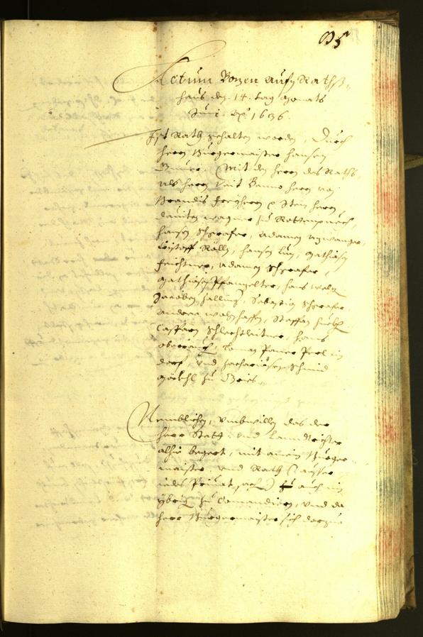 Civic Archives of Bozen-Bolzano - BOhisto Minutes of the council 1636 