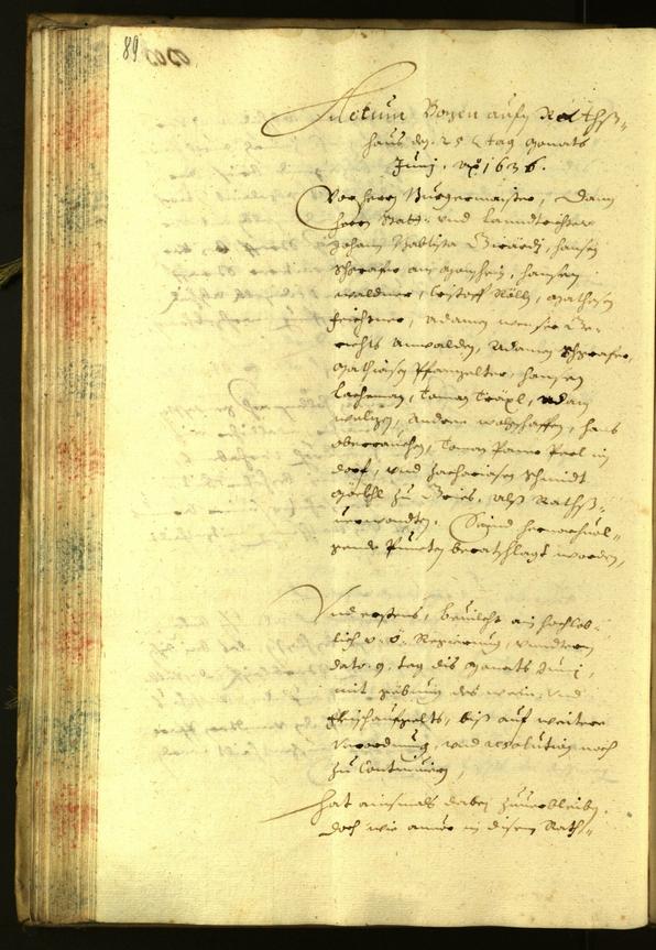 Civic Archives of Bozen-Bolzano - BOhisto Minutes of the council 1636 