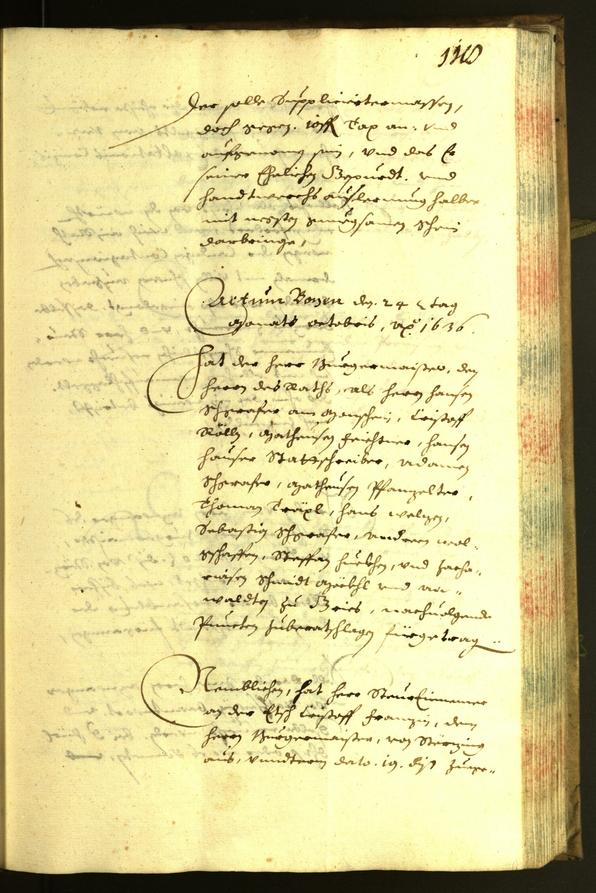 Civic Archives of Bozen-Bolzano - BOhisto Minutes of the council 1636 