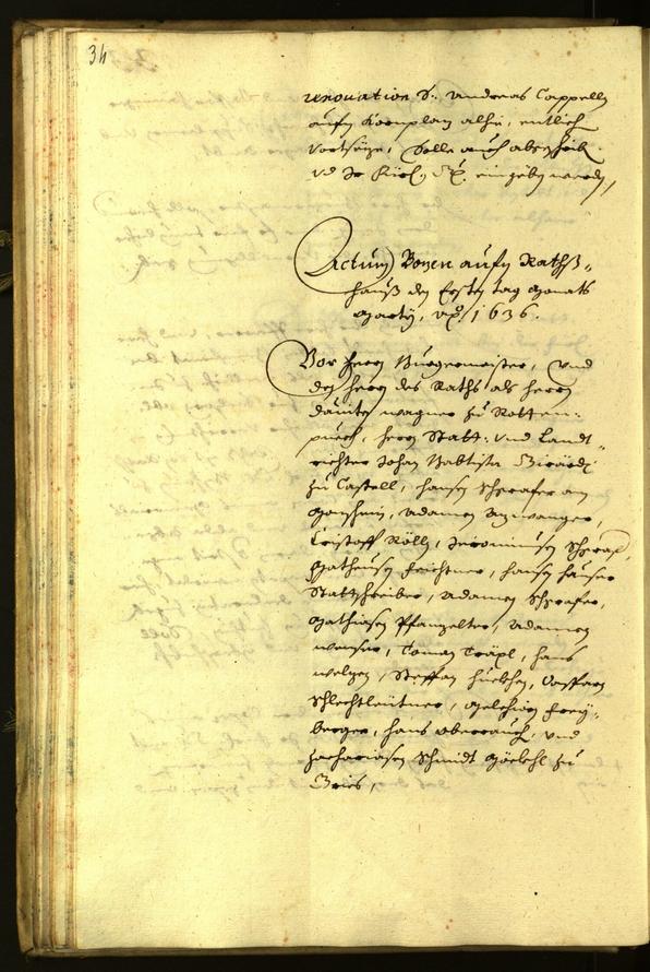 Civic Archives of Bozen-Bolzano - BOhisto Minutes of the council 1636 