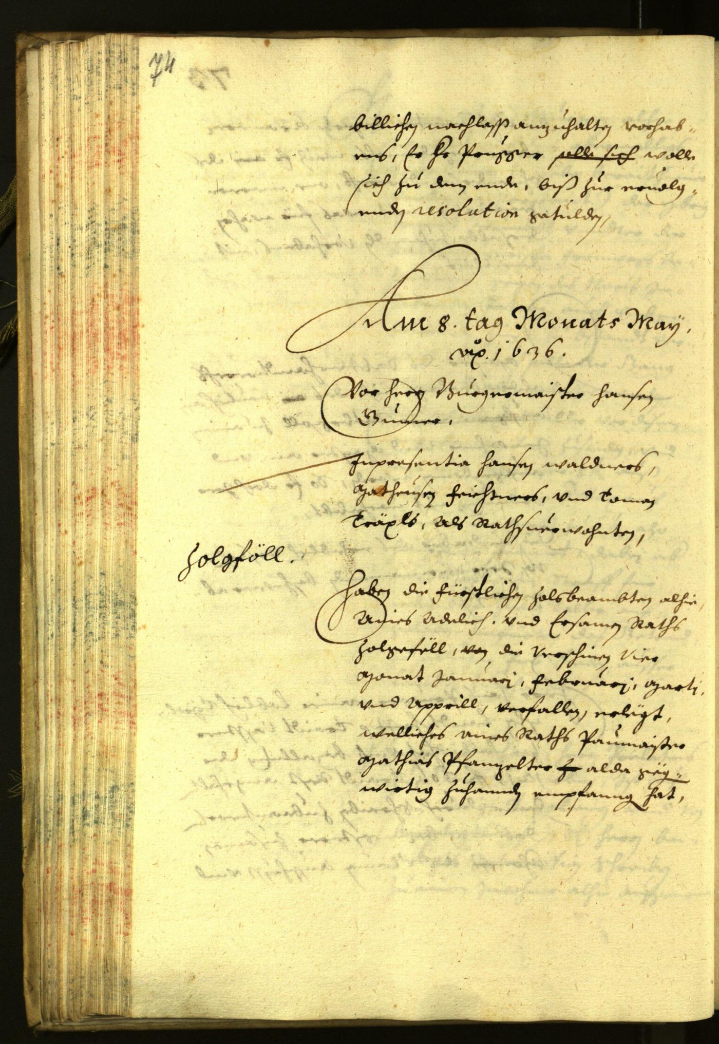 Civic Archives of Bozen-Bolzano - BOhisto Minutes of the council 1636 