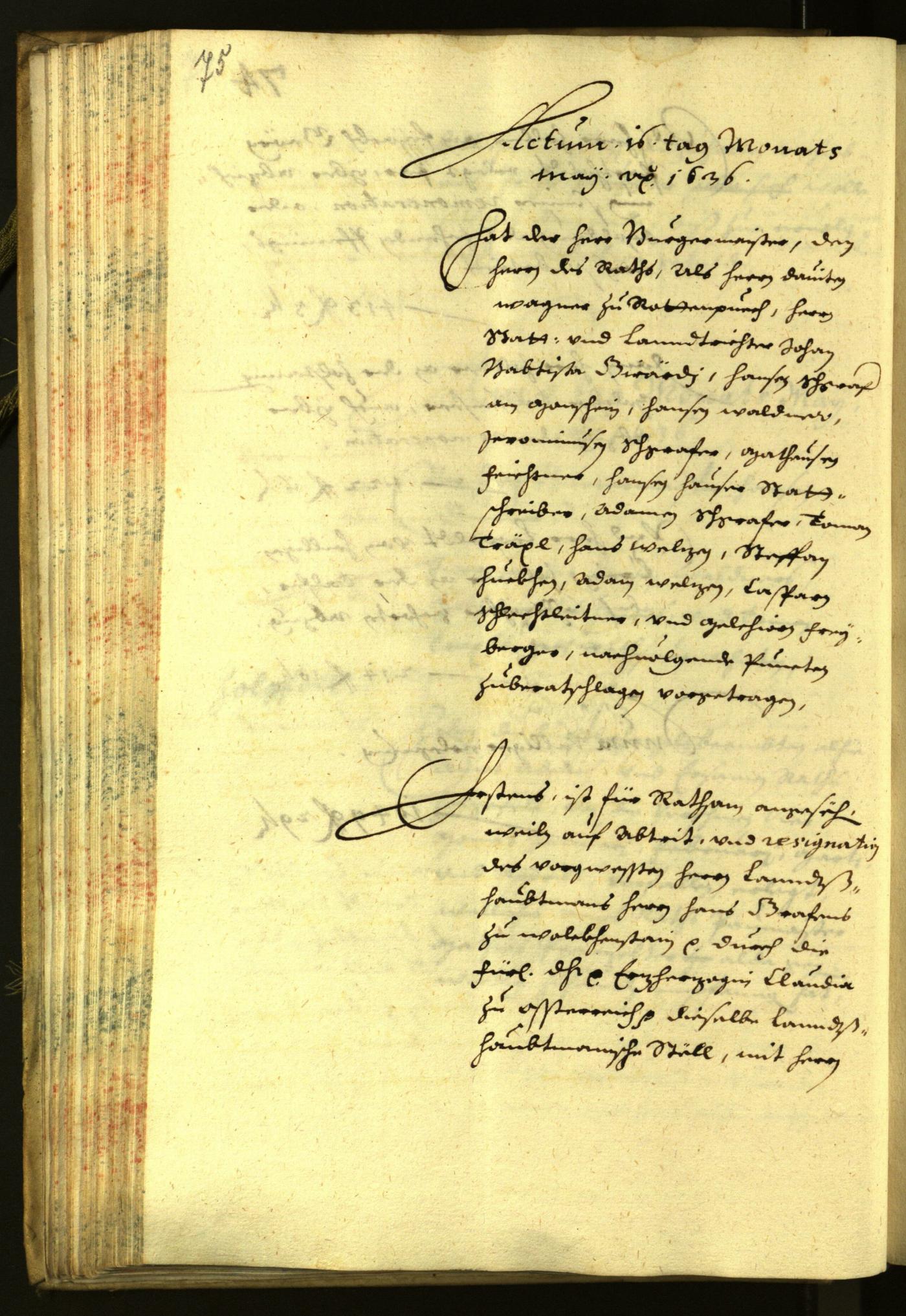 Civic Archives of Bozen-Bolzano - BOhisto Minutes of the council 1636 